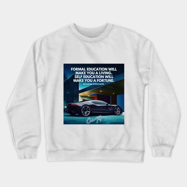 Make A Fortune Crewneck Sweatshirt by Successcor